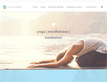Tablet Screenshot of mindwithmatter.com